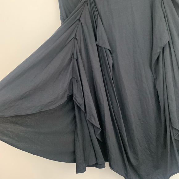 Marc Jacobs spun silk off the shoulder drapey little black dress - Picture 5 of 9